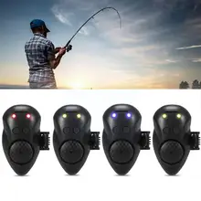 Fishing Bite Alarm With Volume Tone Sensitivity Control Carp Indicator Alarm Fishing Rod Led Vibration Throwing Sea Night R D6e2