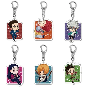 

Anime HUNTER X HUNTER Killua Zoldyck GON·FREECSS Figure Key Chains Keychain Cosplay Acrylic Pendant Keyrings