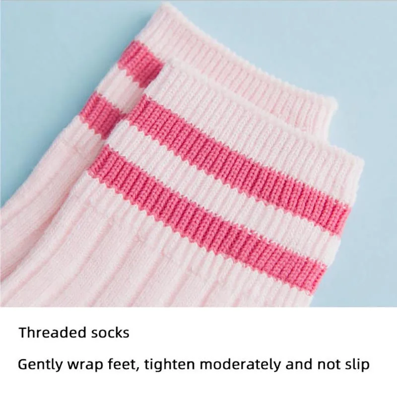 Полосатые носки для новорожденных; повседневные носки для маленького мальчика/девочки; теплые хлопковые детские носки; Sokken Skarpetki От 0 до 1 года