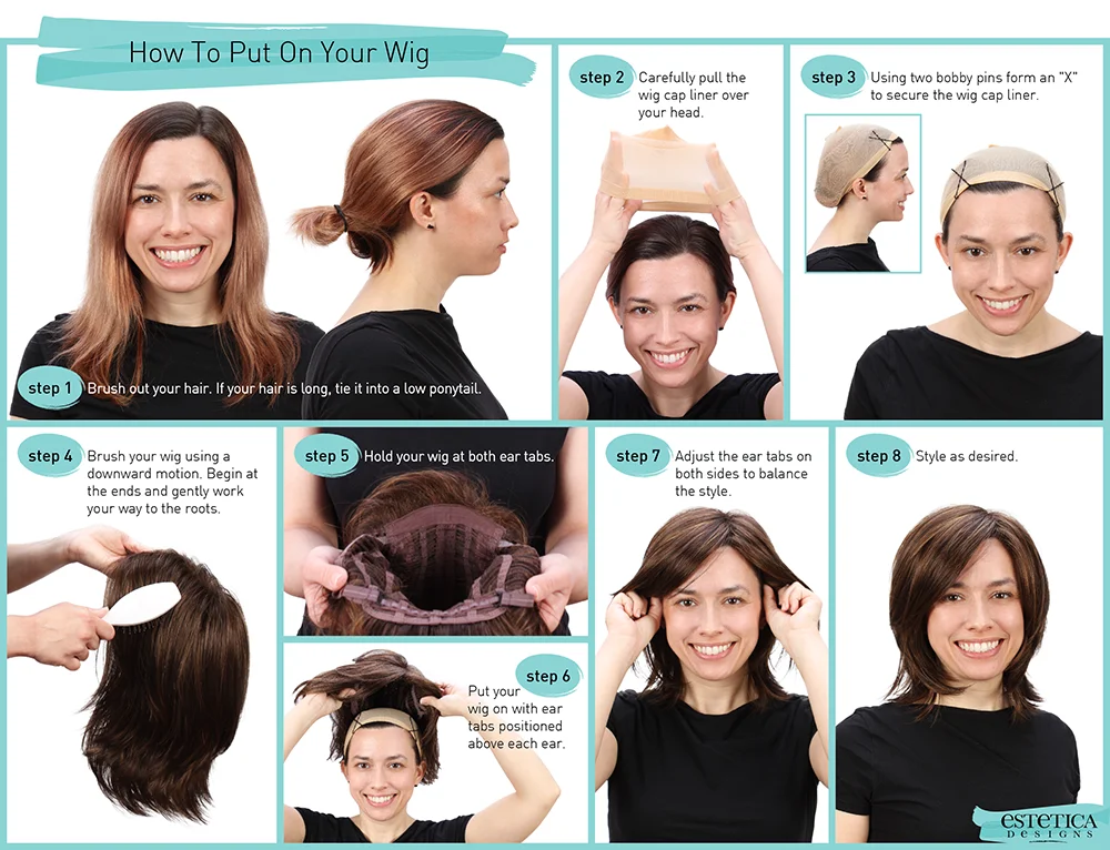 ombre preto marrom mel peruca com destaques