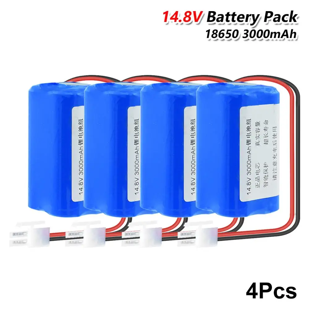 YCDC 14 8 в 3000 мАч 18650 Аккумуляторный блок (4 литий-ионных аккумулятора 18650) с XH/5557