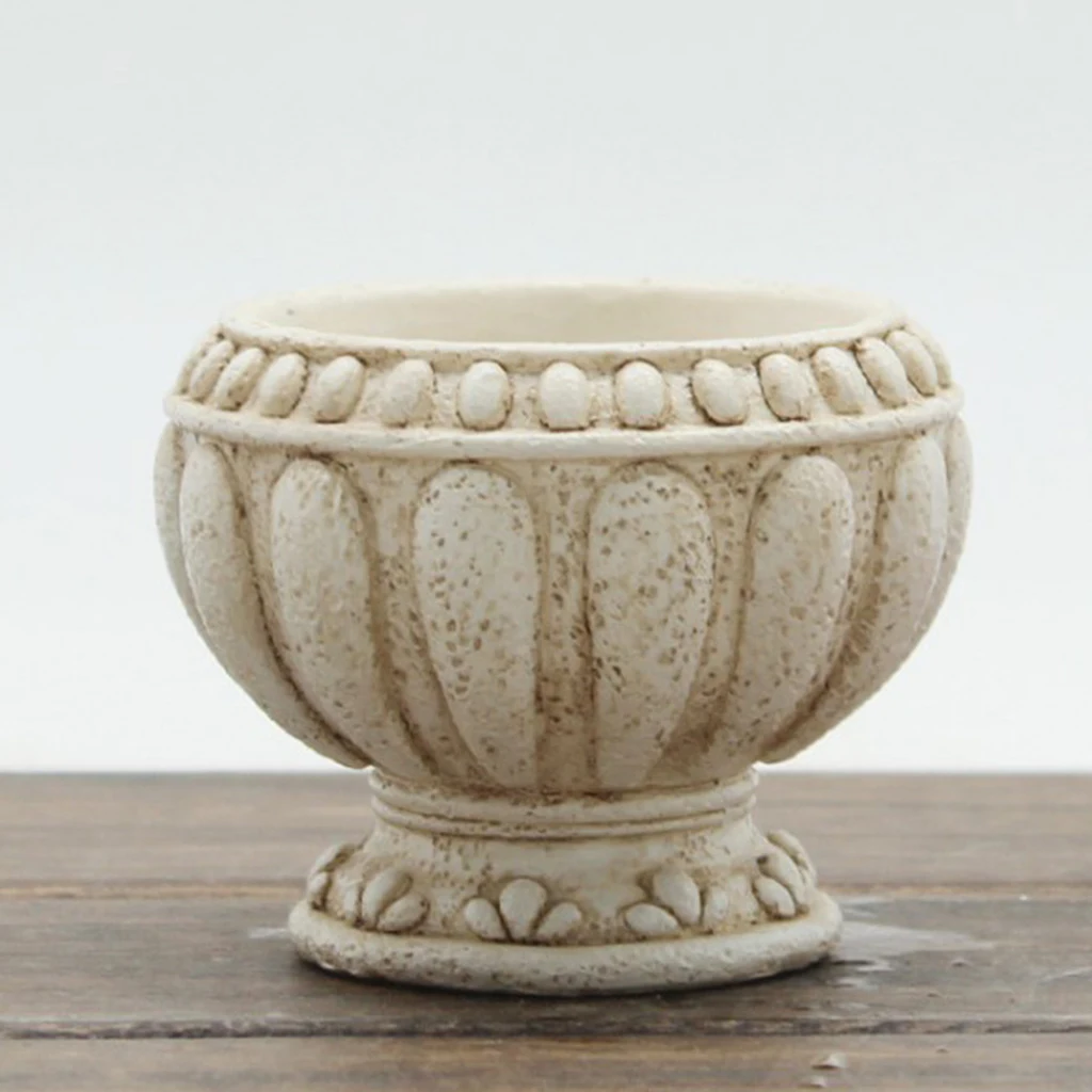 Vintage Style Resin Succulent Planter Pot Cactus Planter Box Fairy Garden Decor DIY Home Desktop Flowerpot Vintage Style Resin Succulent Planter Pot Cactus Planter Box Fairy Garden Decor DIY Home Desktop Flowerpot