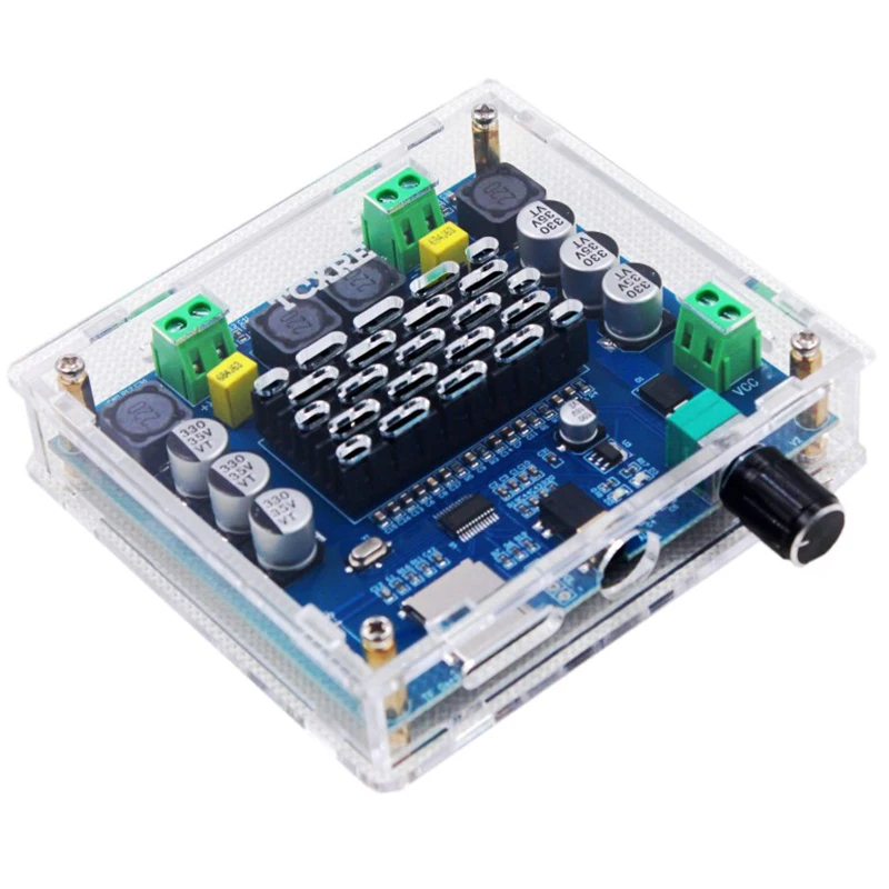 XH A105 Bluetooth 5 0 TDA7498 Wireless Digital Power Amplifier Stereo o Board 2X100W AMP Amplificador Support TF