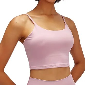 

2020 Fashion Women Sleeveless Casual Vest Ladies Chest pad movement Short Tank Tops Vest Top Comfortable Blusa Femenina A40