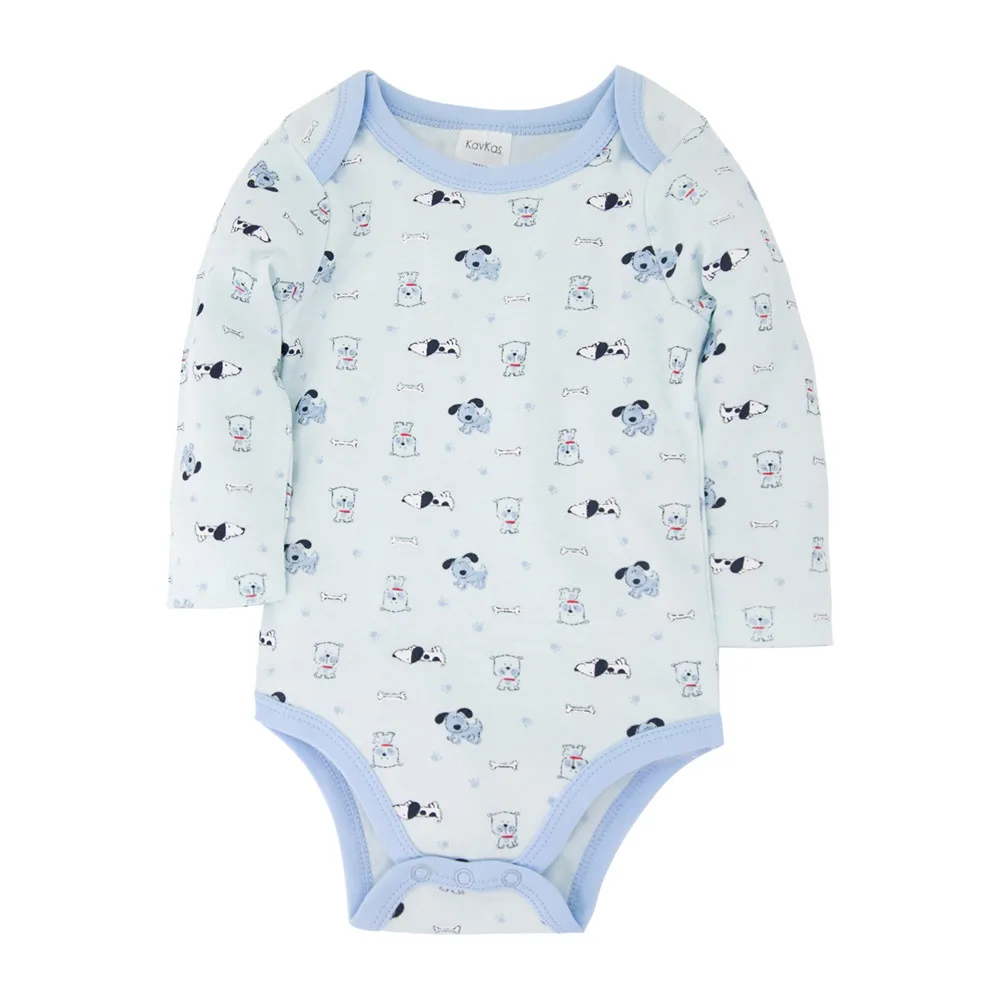 

Honeyzone Baby Boy Girl Clothes ins cotton soft Baby jumpsuit New Born Baby spring Blue Cartoon Print Costume Infant Bodysuit