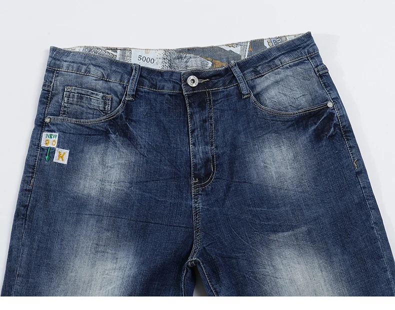 KSTUN 2020 Summer New Men's Stretch Short Jeans Blue Fashion Casual Slim Fit High Quality Denim