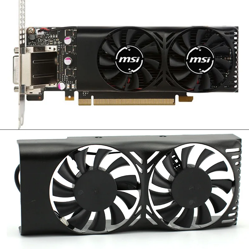 HA5510M12F Z 1050 A 2Pin GTX1050 Ti Вентилятор охлаждения графического процессора для MSI Geforce GTX
