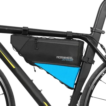 

ROSWHEEL ATTACK Series Bicycle Bag Top Front Frame Tube Triangle Bag 4L 100% Waterproof Outdoor Bike Accessories top brand