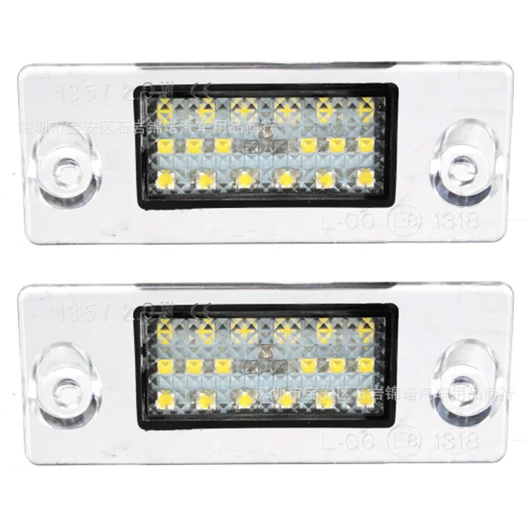 EBay в европейском и американском стиле, хит-продаж Audi A4 S4 B5 1998-2001 лет 18LED фонарь освещения номерного знака пара