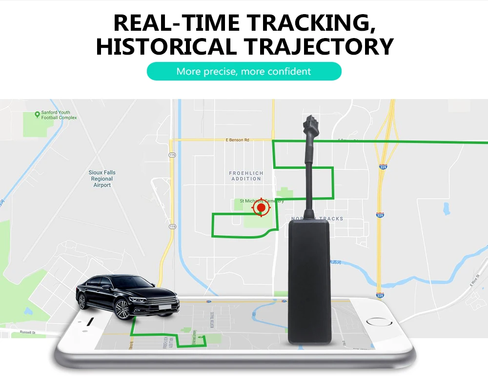  Mini GPS Auto Tracker GPS Locator Tracker Vibration Alarm System Fahrzeug echtzeit Tracking Gerät A