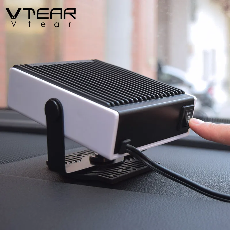 Портативный автомобильный обогреватель Vtear, автомобильный обогреватель, вентилятор, ветровое стекло, окно, Demister Defroster 12 В 500 Вт, зимний автомобильный обогреватель, аксессуары для интерьера，автотовары
