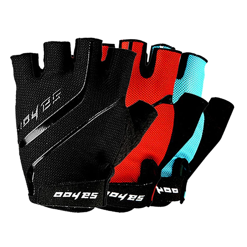 Guantes de Ciclismo de medio dedo Guantes de de carretera de montaña, acolchados, con Gel de silicona, absorción de impacto, para gimnasio y Fitness - AliExpress Deportes y entretenimiento
