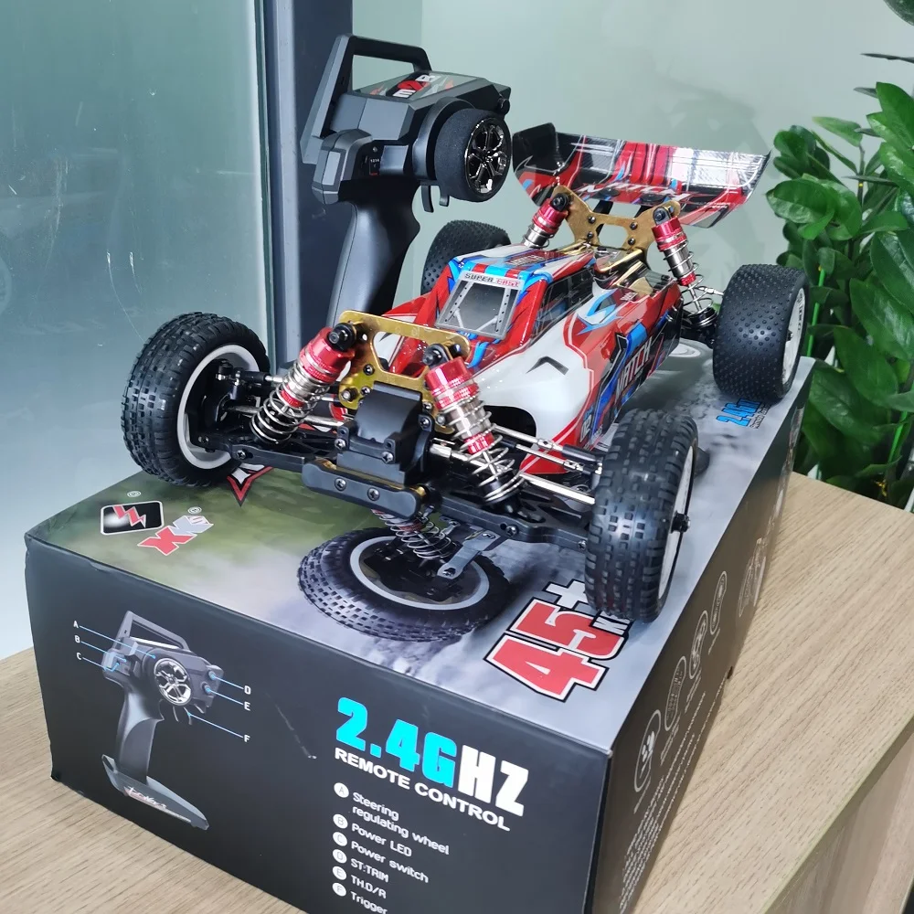 Wltoys 104001 RC카 1/10, 4WD 2.4G 무선 제어 자동차, 드리프트 오프로드 메탈, 고속 레이싱 클라이밍 자동차, 차량 장난감