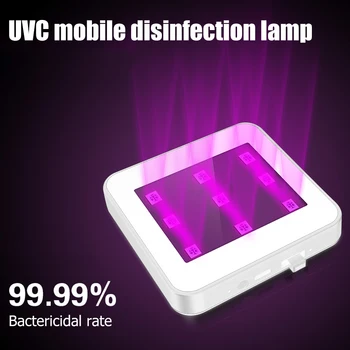 

Sterilize UV-C Safety UV Lamps Home Handheld Kill Mites 9 LED 3W Portable LED Sterilizing Disinfection Protection