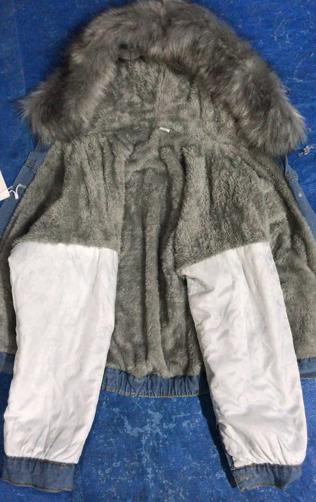 Новинка, толстая джинсовая куртка с воротником и хлопковой подкладкой, женская зимняя байковая утепленная куртка с капюшоном, Студенческая короткая куртка CA3109
