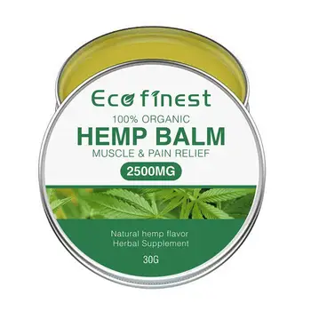 

Natural Hemp Oil Body Cream Hyaluronic Acid Anti Aging Cbd Hemp Balm Relieve Pain Relief Firming Brightening Body Care 30ml