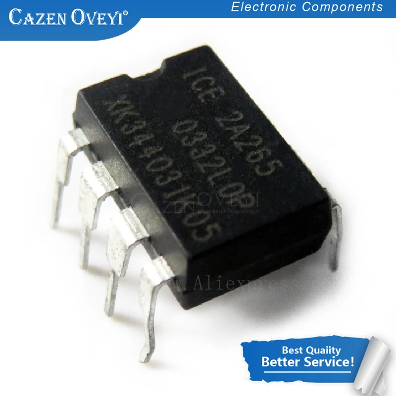 5pcs ICE2QR0665 DIP8 IC Chip - ICE2QR0665J, 2QR0665, ICE2QR0665Z (DIP-8 Package)