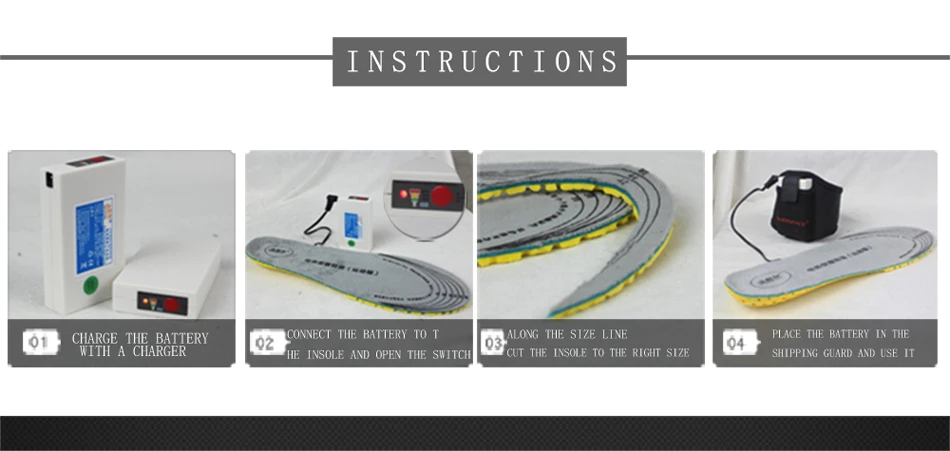 Warmspace 3,7 V 2000 mAh стельки с батарейкой с подогревом аккумуляторная Зима согреться подушечки Для мужчин Для женщин Подогрев обуви вставки