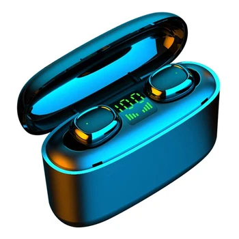 

Noise Cancelling Power Display Wireless Earphone Running Waterproof Travel Portable Phone Holder Bluetooth 5.0 With Charging Box