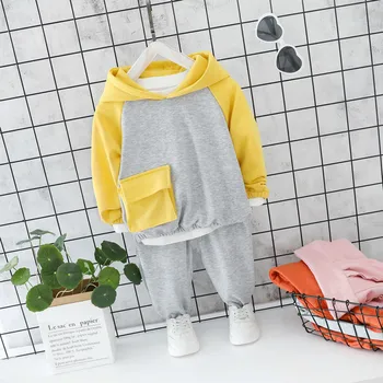 

Baby Girls Clothes Autumn Children Suits Infant Casual Sport Cartoon Rabbit Hooded T Shirt Pants 2pcs/sets Kid Toddler Clothing