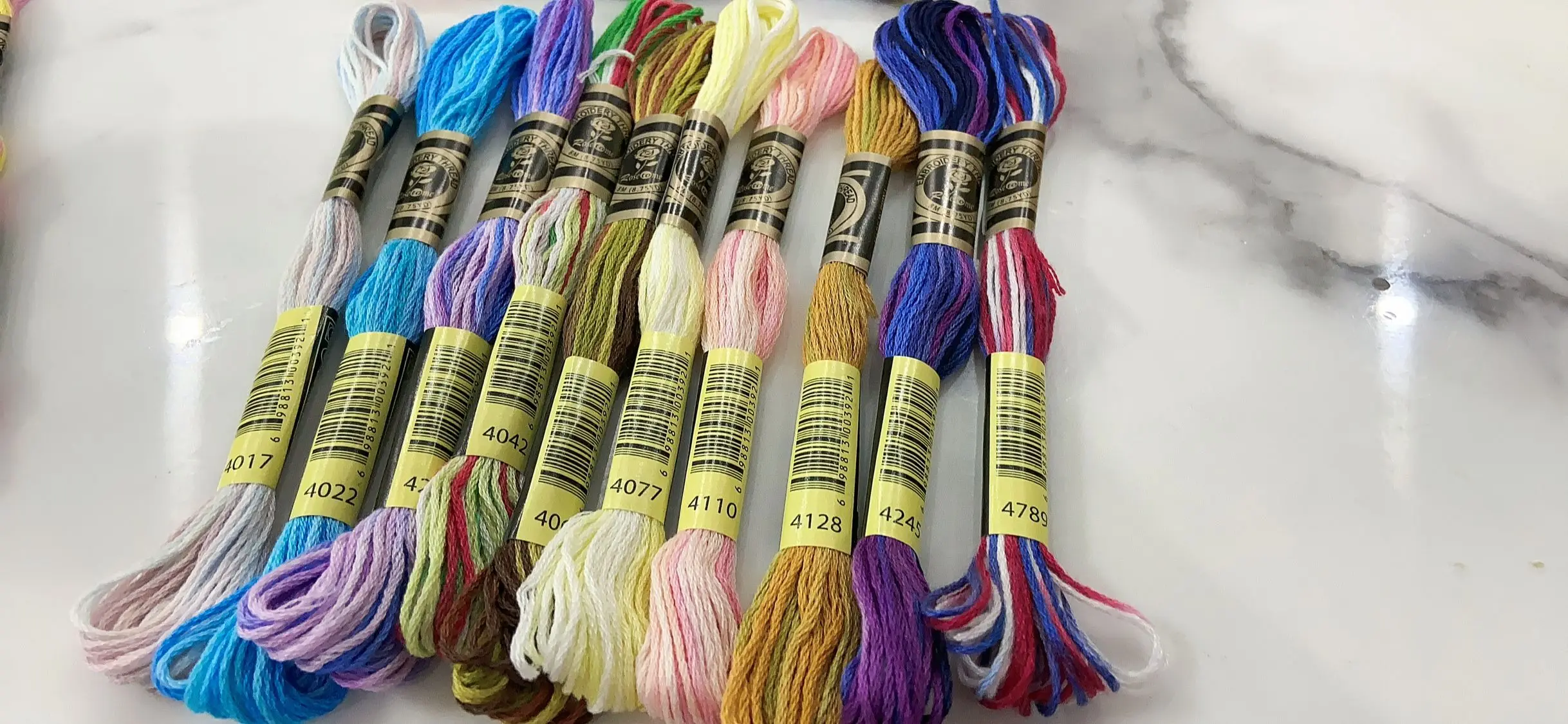 Embroidery Thread  DMC Embroidery Floss Cotton 6-Strand Variegated