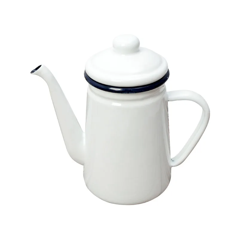 1.1L Enamel Coffee Pot Hand Tea Kettle Induction Cooker Gas Stove Universal | Дом и сад
