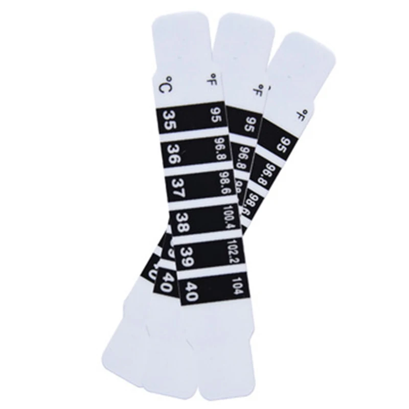 

30Pcs Infant Head Temperature Test Thermometer Sticker Baby Fever Forehead Strip Mom Thermal Imager