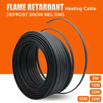 

High Quality Self Regulating Heating Cable 8mm Drain Water Pipe Freeze Protection 20W/m Defrost Snow Melting Wires