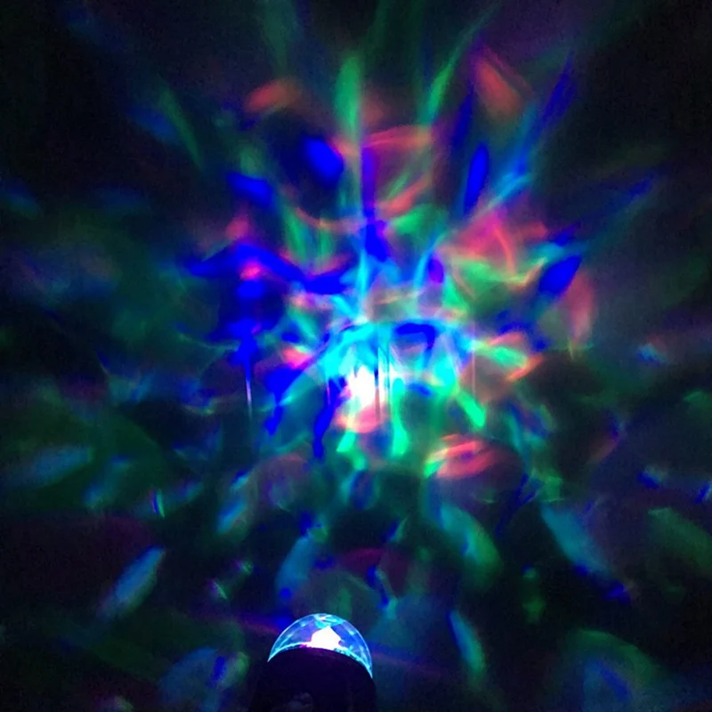 Батарейный Кристалл Звездный шар мини магический шар Светодиодные лампы для световых сценических эффектов RGB DJ светильник бар вечерние светодиодный диско-светильник клуб