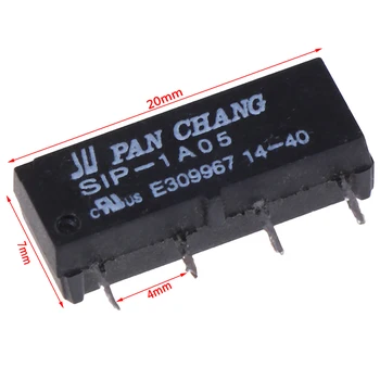 

5Pcs 5V Relay SIP-1A05 Reed Switch Relay For PAN CHANG Relay 4PIN