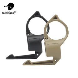 Tactical Flashlight Ring Lightweight Pocket Molle Clip EDC Tool Finger Ring With Release Shooting Airsoft Paintball Accessories