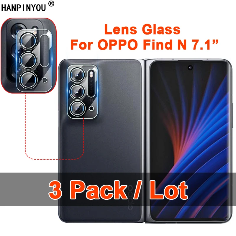 3 Pacchi/Lotto Per Oppo Trova N 7.1 "Pellicola Protettiva Per Schermo In Vetro Temperato Trasparente Ultra Trasparente Sottile