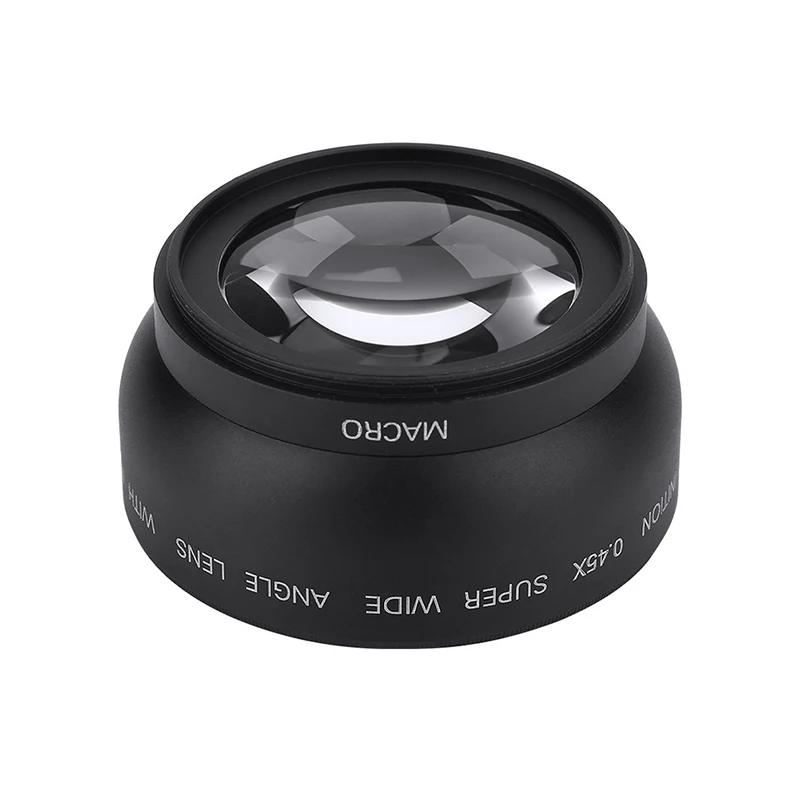 58 мм 0.45x Широкоугольный объектив DSLR камеры с макрообъективом для Canon Nikon sony Pentax
