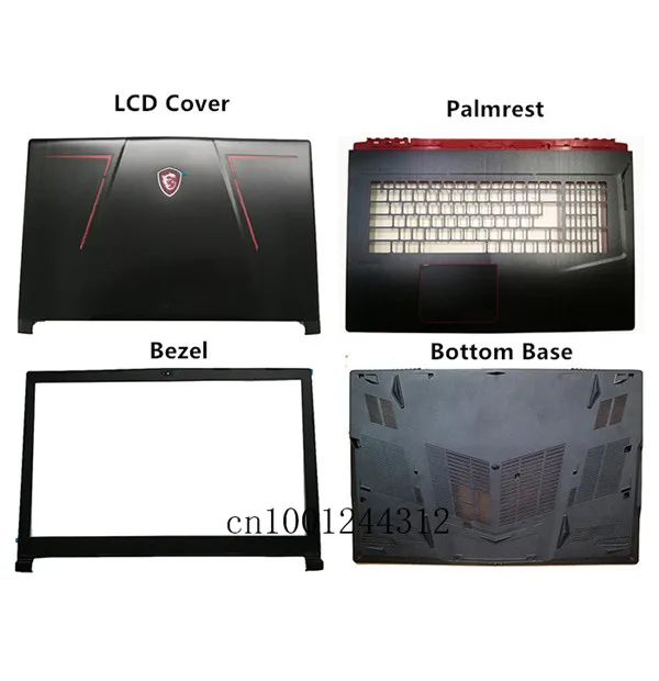 

New Original For MSI GE73 GE73VR LCD Rear Top Lid Back Cover/Bezel /Palmrest /Lower Bottom Base Case Cover