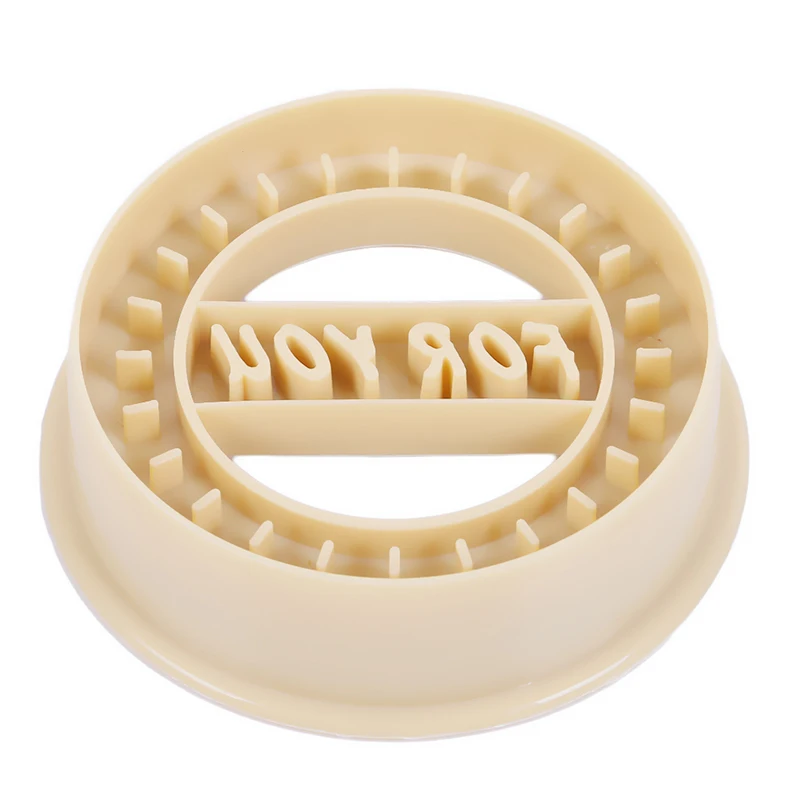 Yellow+ Wine Red 4 Piece Set Of Plastic Danish Cookie Cutters Kitchen Baking Tool Cake Mould