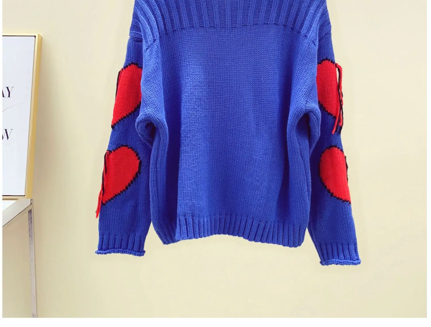 Korean Sweaters Fashion Women Loose Pullover High Street Wearing Sweater Female Embroidery Cute Sweater