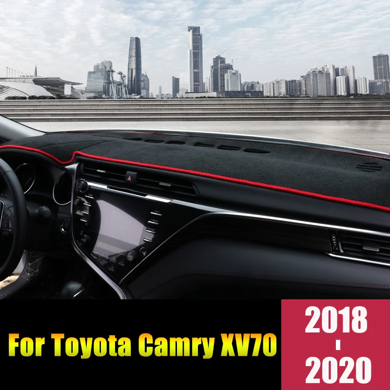 Для Toyota Camry 70 XV70 2018 2019 2020 LHD/RHD приборной панели автомобиля крышка коврики Избегайте светильник колодки анти