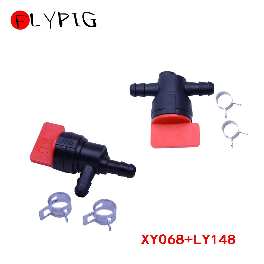 5PCS 1/4" InLine Straight & 90 Degree Gas Fuel Cut off Shut Off Valve Motorcycle 5PCS 1/4" InLine Straight & 90 Degree Gas Fuel Cut off Shut Off Valve Motorcycle