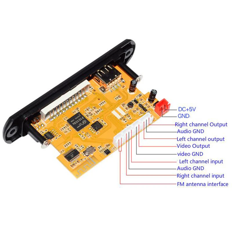  Video Decoder Audio Dts Decodifica Lossless Ricevitore Bluetooth Scheda di Decodifica Bordo di Mp4 