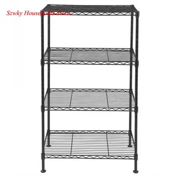 

4-Tier Industrial Welded Wire Shelving 500x300xH800mm