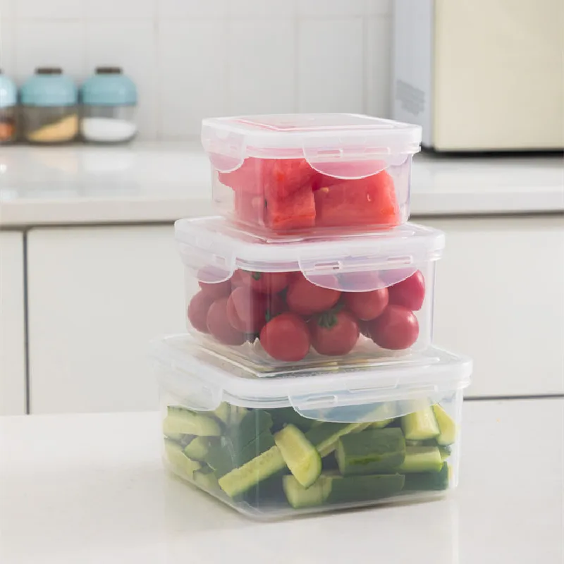 Set of 3 Airtight Food Storage Containers with Lids, BPA Free, Extra Large  Capacity (1800ML, 3000ML and 6800ML) - AliExpress