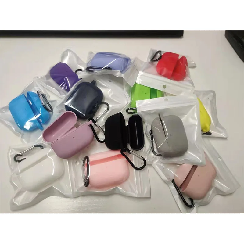 Силиконовый чехол силиконовый для Airpods Pro беспроводной с Bluetooth наушников Air Pods pro 3