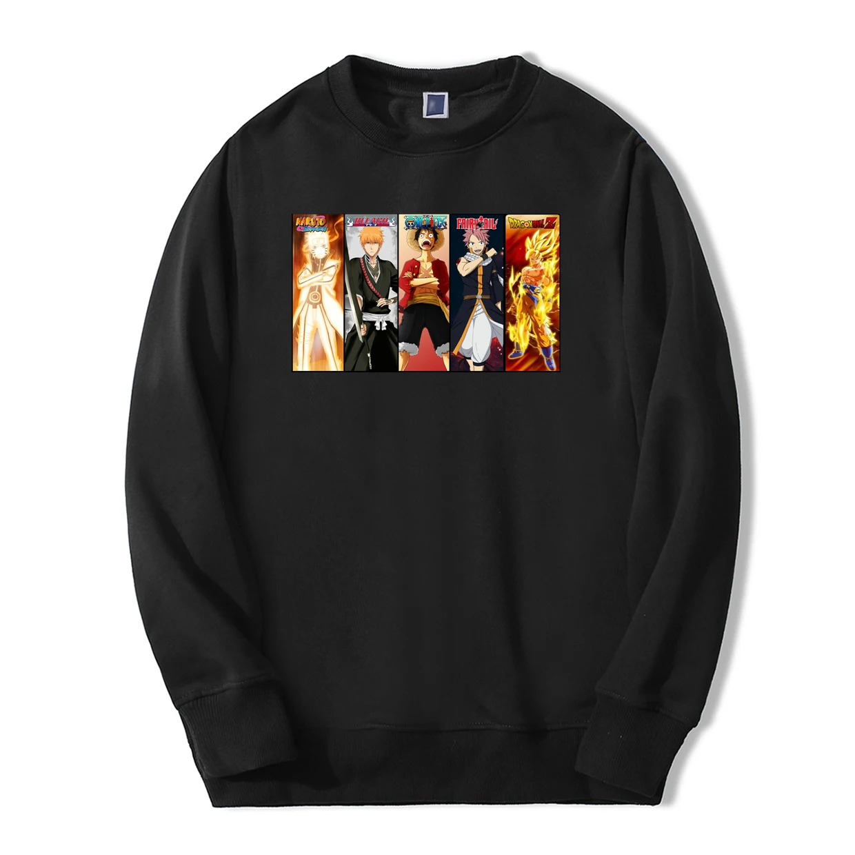

Japan Anime BLEACH NARUTO 2019 Spring Winter Hip Hop Sweatshirt Men Fleece High Quality Hoodies Loose Fit Men Tracksuit