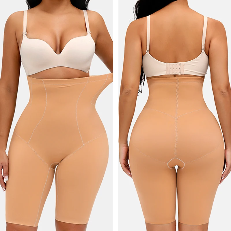 Plus size Waist Control Trainer Underwear Women Shapewear Tummy Slimming Leg Girdle Shaper Butt Lifter High Waist Control Pantie
