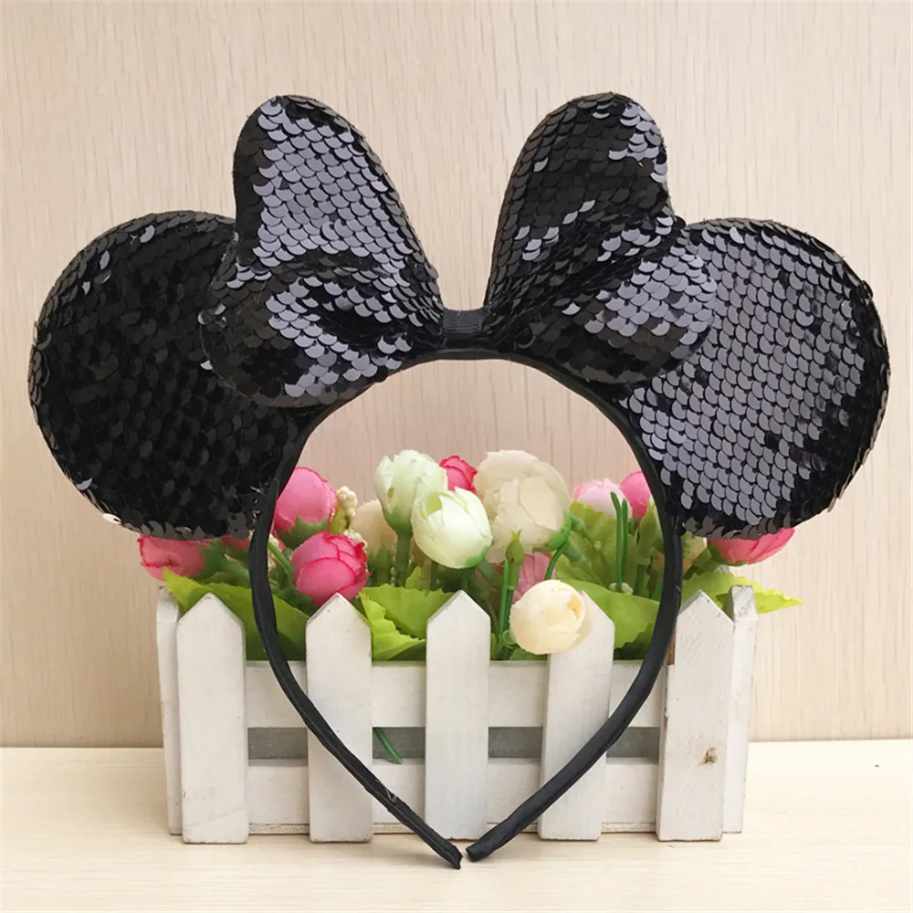 ZAFILLE Lovely Hairbands Minnie Ears Girl Hair Band For Photo Shoot Birthday Party Headwear Photography Girls Hair Accessories baby accessories bag	