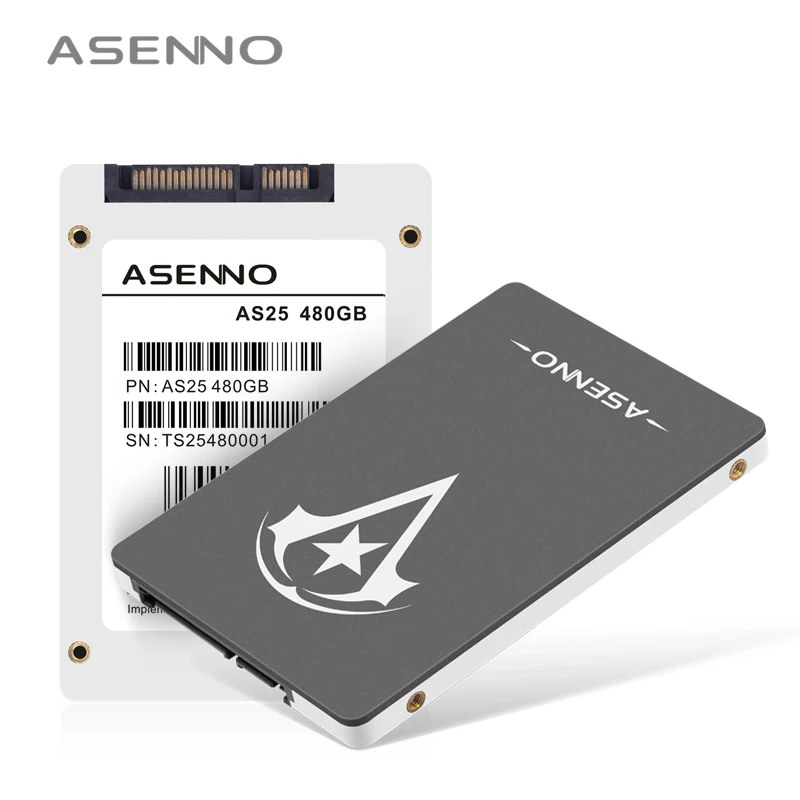 Asenno SSD 2,5 120 ГБ 240 480 1 ТБ Внутренний твердотельный накопитель SSD жесткий диск SSD SATA SATAIII для портативных ПК компьютер