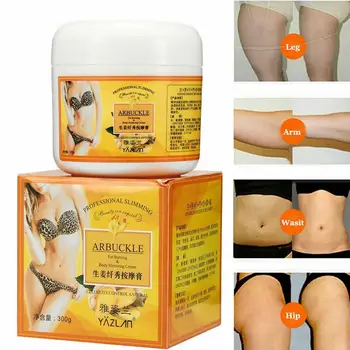 

300g Ginger Full Body Slimming Cream Anti-cellulite Gel Burning Shaping Firming Anti-cellulite Body Moisturizing Fat Ginger O2N0