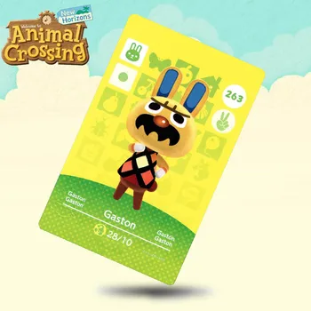 

263 Gaston Animal Crossing Card Amiibo Cards Work for Switch NS 3DS Games