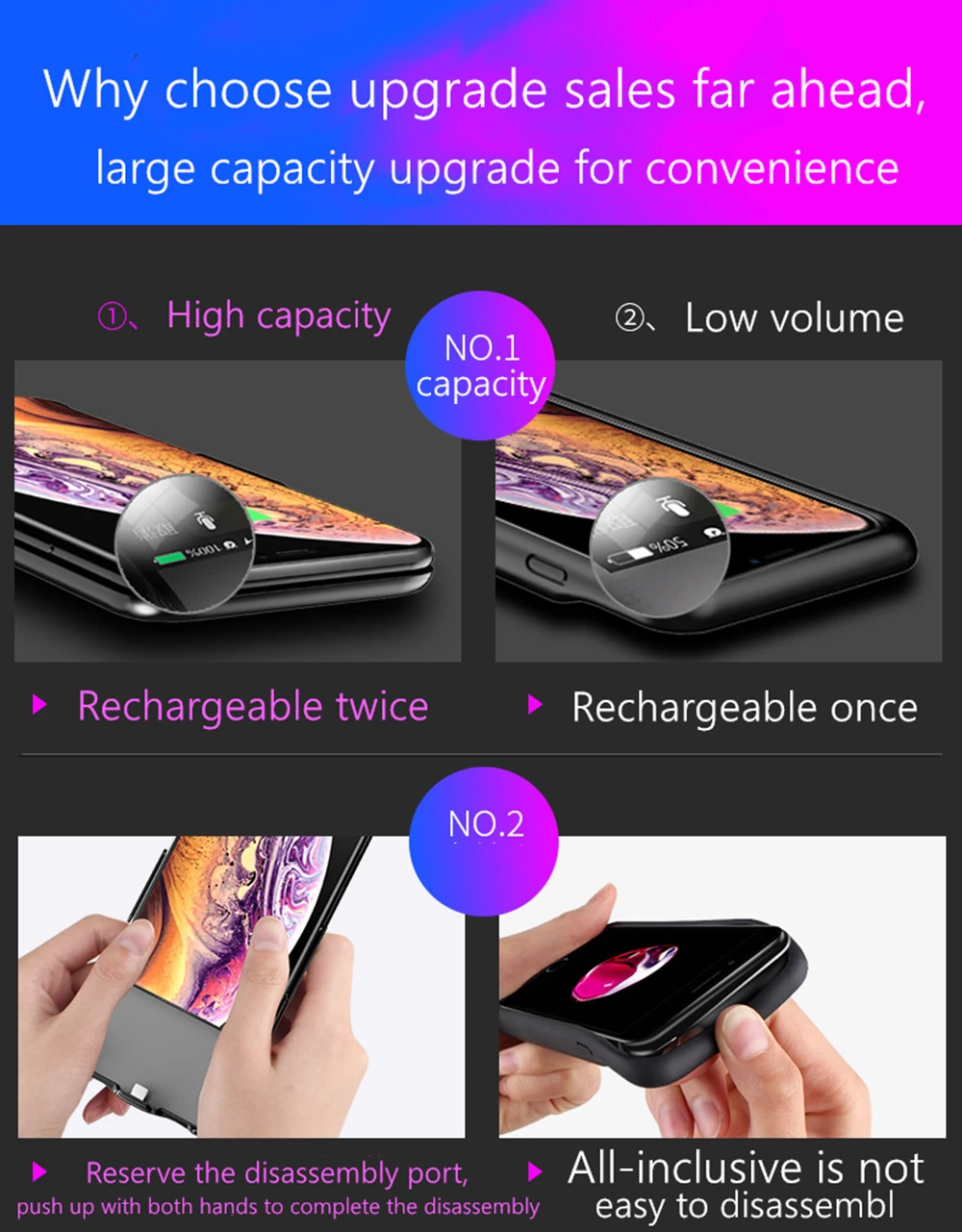Аккумулятор чехол для iPhone X XS Max XR 5000/8000/6000mah power Bank Charing чехол для iPhone 6 6s 7 8 Plus чехол для зарядного устройства