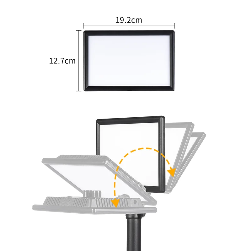 VIJIM-K3 Desktop Video Panel Light, LED Video Light, Desk Light Stand, Iluminação Regulável, Photo Studio, Live - AliExpress